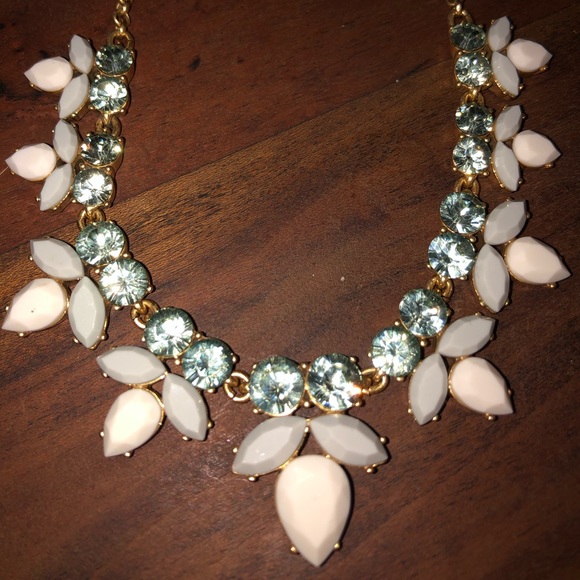 Jcrew blue crystal necklace - Picture 1 of 2